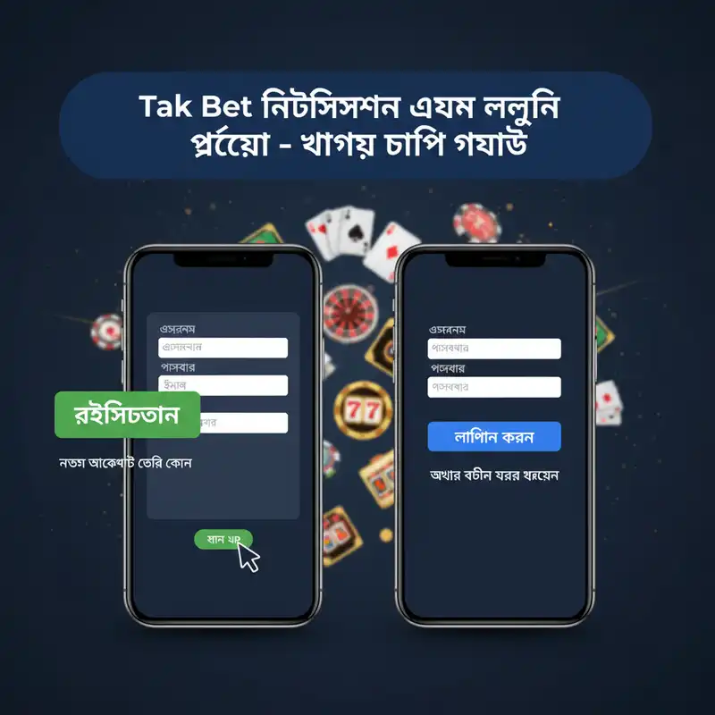 Tak Bet রেজিস্ট্রেশন
